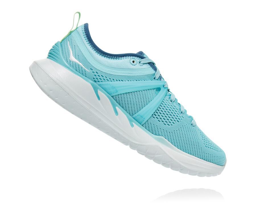 Zapatillas Running Hoka One One Mujer - Tivra - Azules/Blancas - FYN368750